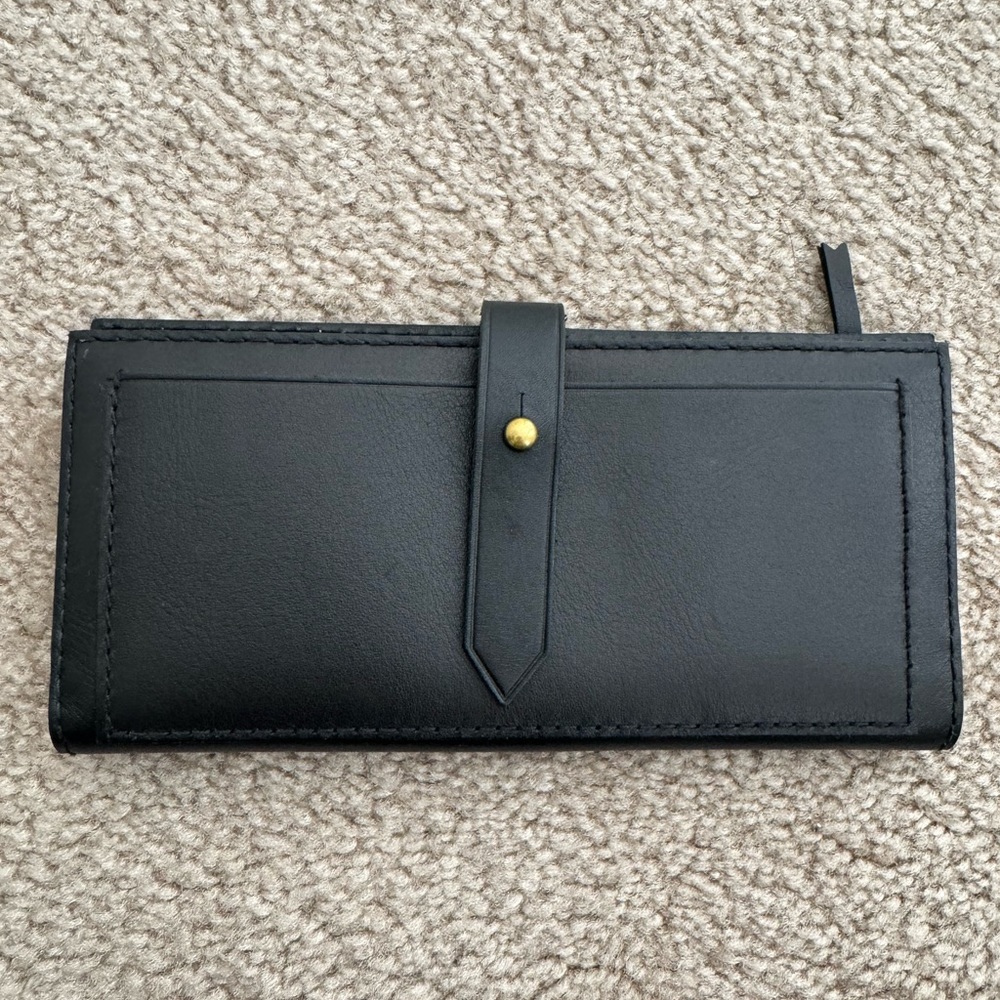 Madewell Leather Post Wallet